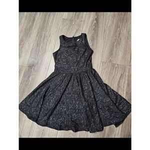 Girls Formal Black Dress Size Small Black Sparkle Fit & Flare Girls' Dress